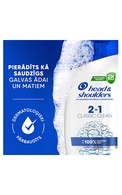 HEAD&SHOULDERS Classic Clean 2in1 šampūns pret blaugznām, 330ml