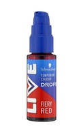 LIVE Colour Drops matu krāsas pilieni, Fiery Red, 30ml