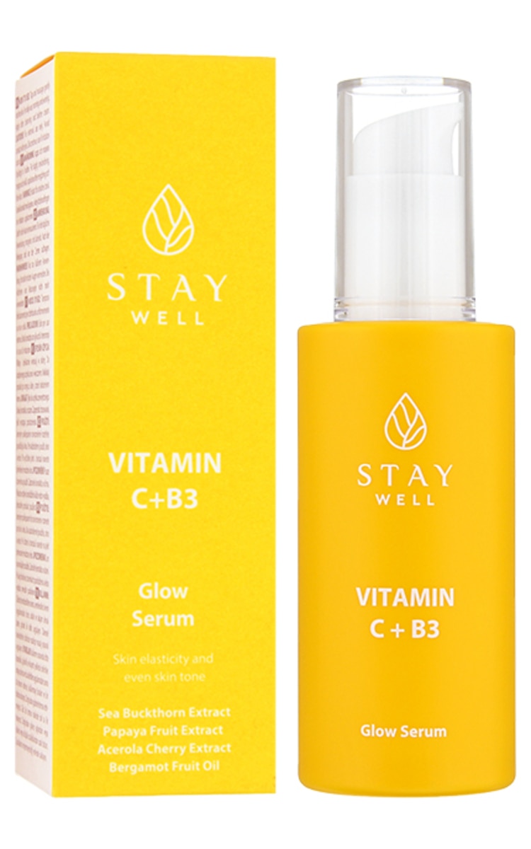 STAY WELL STAY WELL Vegan Vitamin C + B3 serums sejai, 50ml 50 ml