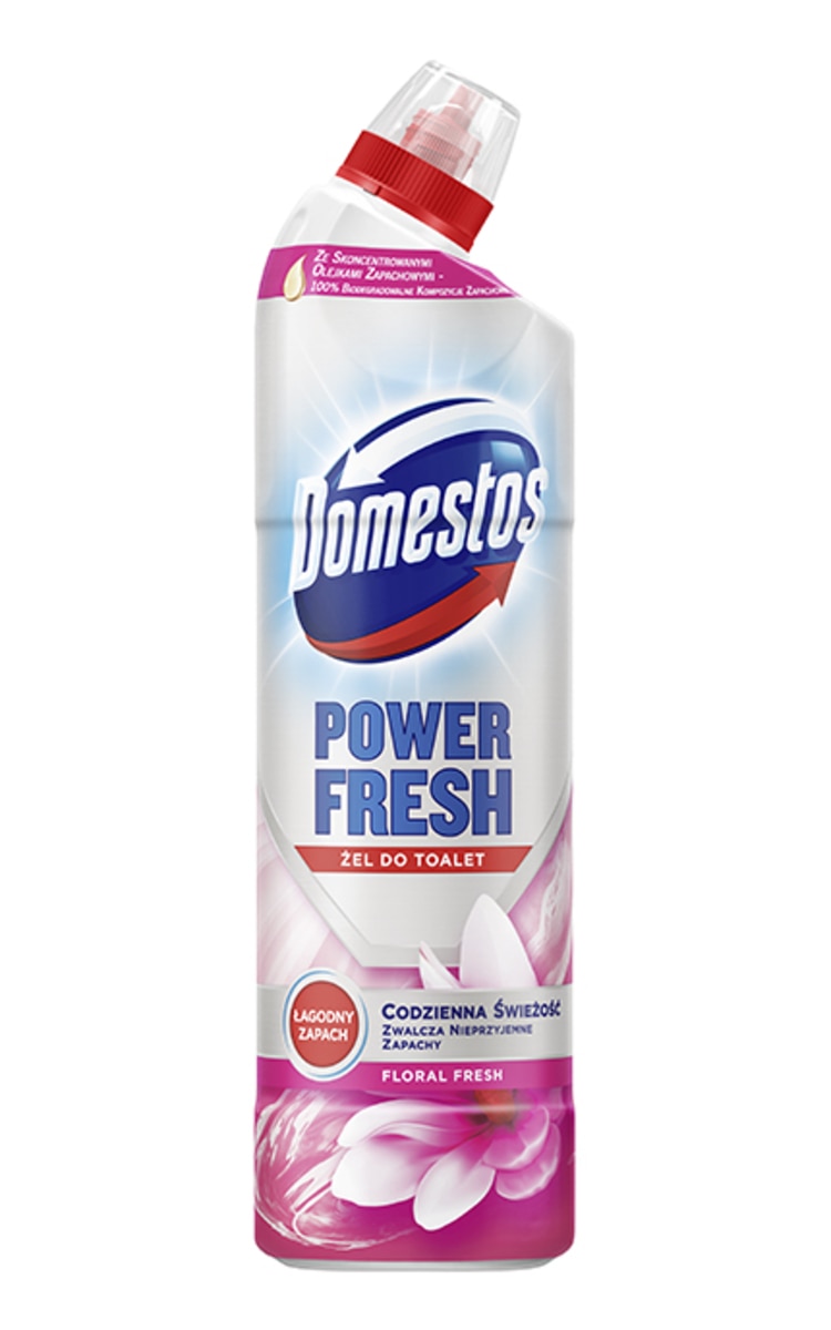 DOMESTOS DOMESTOS Total Hygiene Floral tīrīšanas līdzeklis tualetei, 700ml