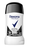 REXONA Invisible on Black+White Clothes antiperspirants-zīmulis, 40ml