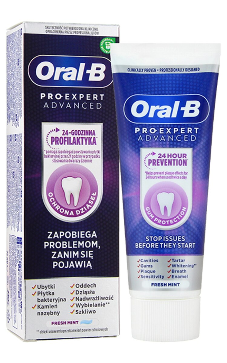 ORAL B ORAL-B Pro-Expert Advanced Gum Protection zobu pasta, 75ml