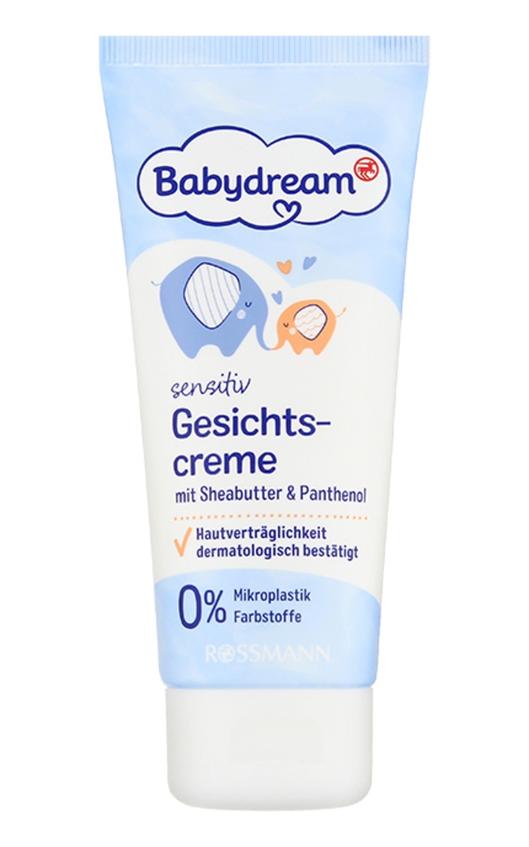 BABY DREAM BABYDREAM Sensitiv krēms sejai ar šī sviestu un pantenolu, 100ml 100 ml