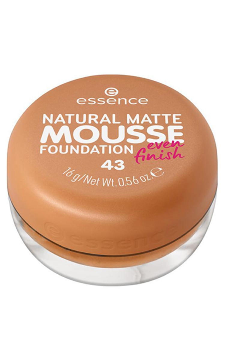 ESSENCE ESSENCE Natural Matte Mousse tonālais līdzeklis, 43, 16g X