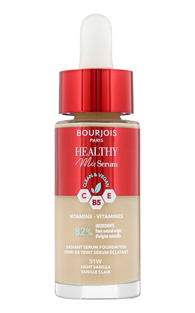 BOURJOIS BOURJOIS Healthy Mix Serum tonālais krēms, 51W Light Vanilla, 30ml Light Vanilla