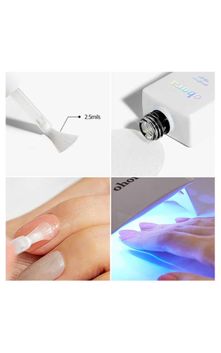 OHORA OHORA Pro Glossy Top Gel virskārtas gels gela lakām, 10ml