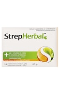 STREPHERBAL Honey&Lemon Balm&Propolis cосательные пастилки, 24шт