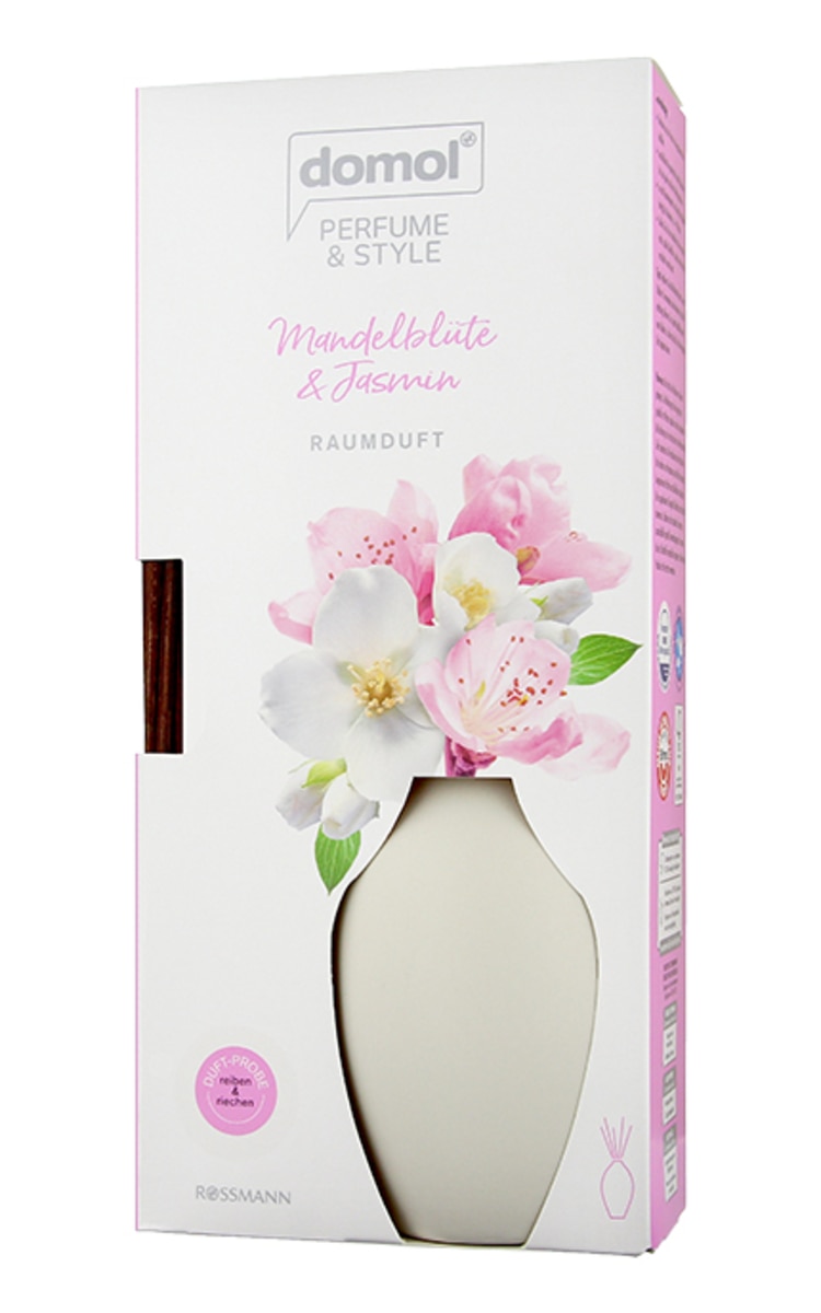 DOMOL DOMOL Perfume&Style Mandelblüte&Jasmin aromātiskie kociņi, 90ml