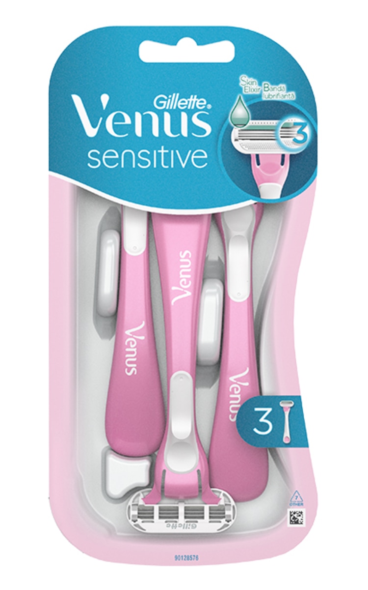 GILLETTE GILLETTE Venus Sensitive одноразовые женские бритвенные станки, 3шт. 3 шт