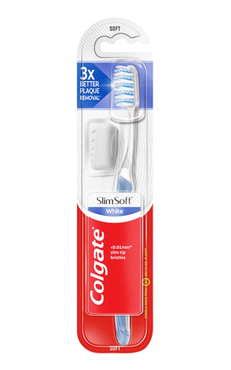 COLGATE COLGATE Slim Soft White zobu birste (dažādas krāsas) 1 gab.