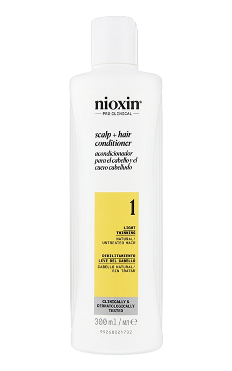 NIOXIN NIOXIN System No.1 kondicionieris dabiskiem matiem ar vieglu tendenci kļūt plānākiem, 300ml