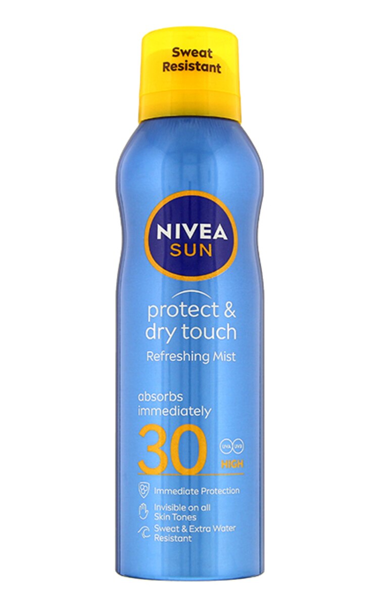 NIVEA NIVEA SUN Protect&Dry Touch SPF30 aerosols aizsardzībai pret sauli, 200ml 200 ml