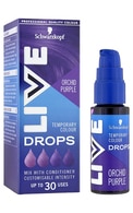 LIVE Colour Drops matu krāsas pilieni, Orchid Purple, 30ml