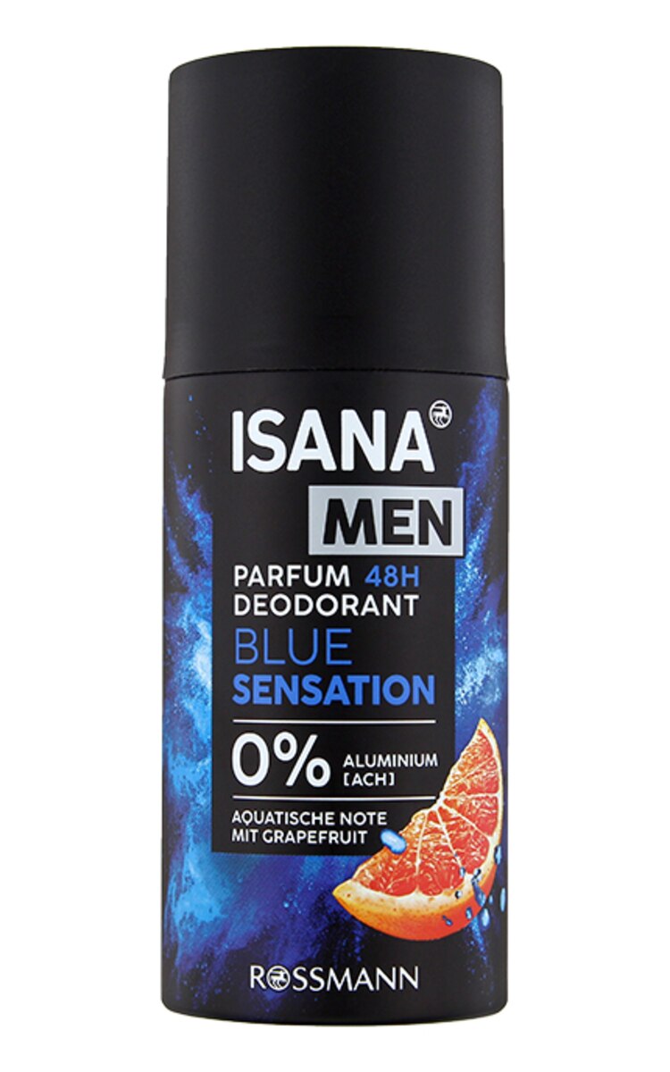ISANA MEN ISANA MEN Blue Sensation 48H распыляемый дезодорант, 150мл