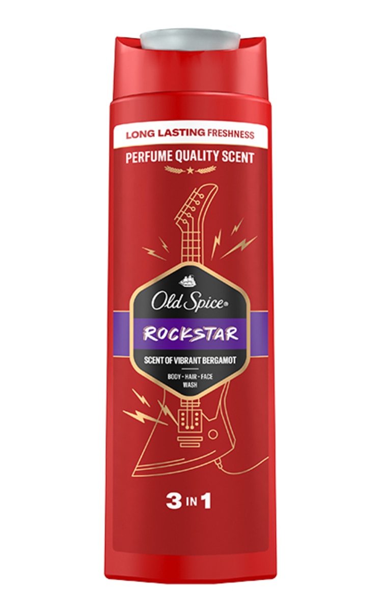 OLD SPICE OLD SPICE Rockstar 3in1 dušas želeja vīriešiem, 400ml 400 ml