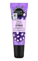 ORGANIC SHOP Aqua Glossy Hyaluronic acid & Blackberry extract lūpu balzams, 10ml