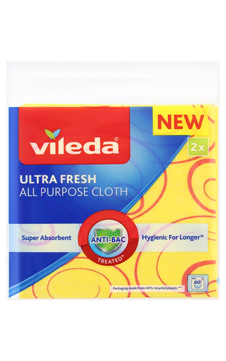 VILEDA Ultra Fresh тряпочка широкого применения, 2шт.