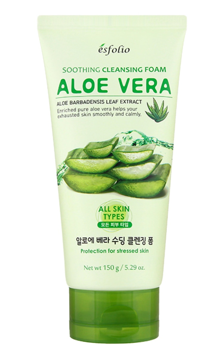 ESFOLIO ESFOLIO Soothing Cleansing Foam Aloe Vera putas sejas attīrīšanai, 150g