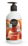 ORGANIC SHOP Rose&Fresh Peach šķidrās roku ziepes, 500ml