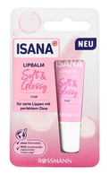 ISANA Soft&Glossy rosé бальзам для губ, 8.5г