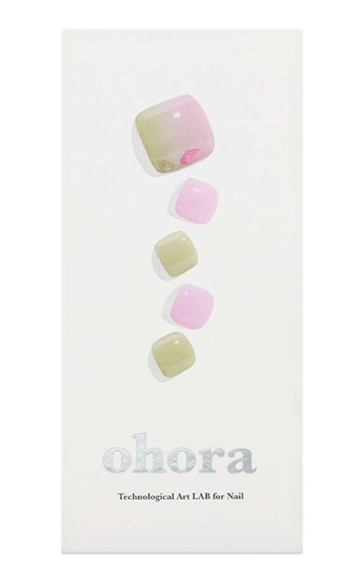 OHORA OHORA Semi Cured Gel Pedicure Strips (P Riff) набор гелевых наклеек для педикюра, 32 наклеек