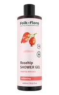 FOLK&FLORA Rosehip гель для душа, softening, 400мл