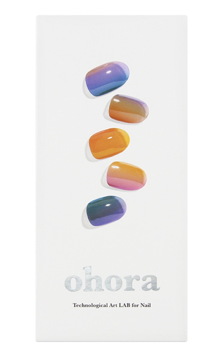 OHORA OHORA Semi Cured Gel Nail Strips (N Gradient) набор гелевых наклеек для маникюра, 30 наклеек