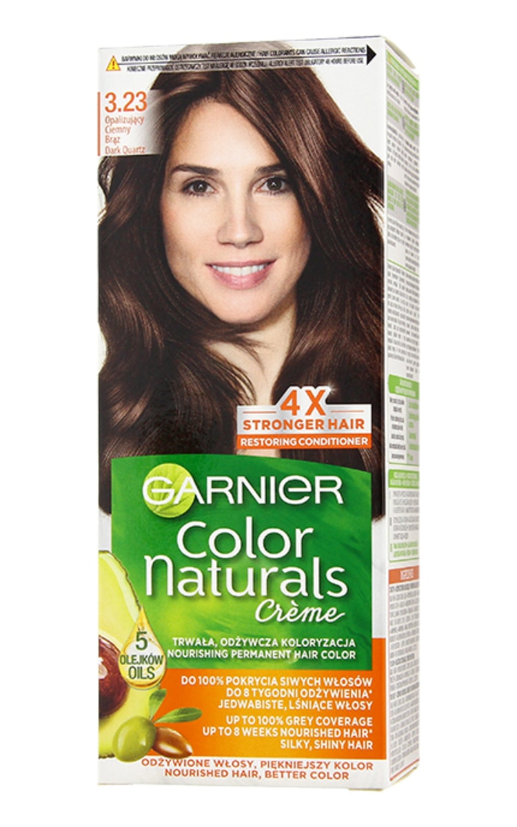 GARNIER COLOR NATURALS GARNIER COLOR NATURALS питательная краска для волос, 3.23 Dark Quartz 1 шт