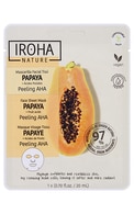 IROHA NATURE undefined IROHA NATURE AHA pīlinga auduma sejas maska ar papaijas ekstraktu un AHA skābēm, 20g  