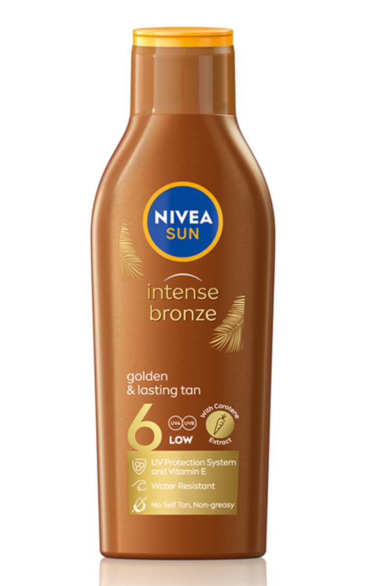 NIVEA NIVEA SUN Intense Bronze SPF6 losjons aizsardzībai pret sauli ar karotīna ekstraktu un E vitamīnu, 200ml 200 ml