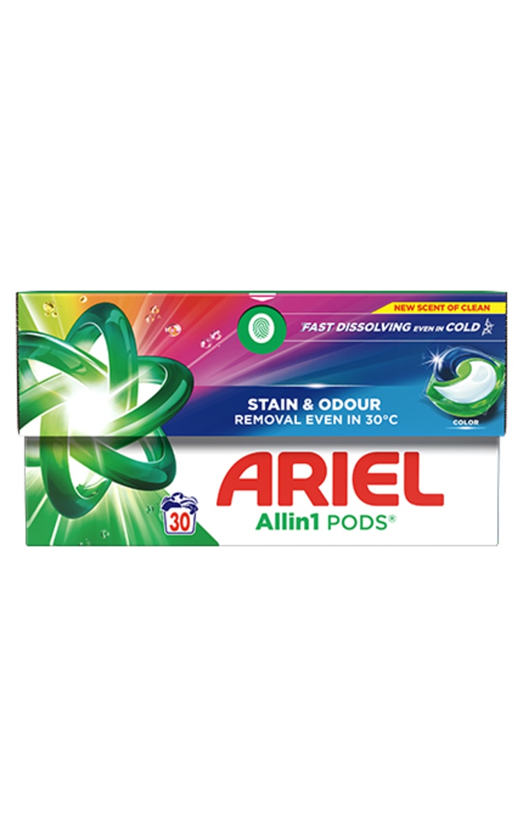ARIEL ARIEL Color veļas mazgāšanas kapsulas, 30gab.