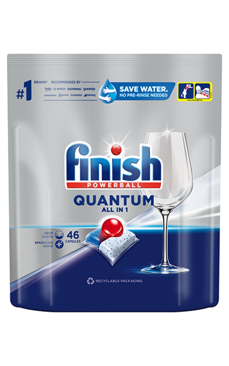 FINISH FINISH Quantum All in 1 kapsulas trauku mazgāšanas mašīnai, 46gab. 46 gab.