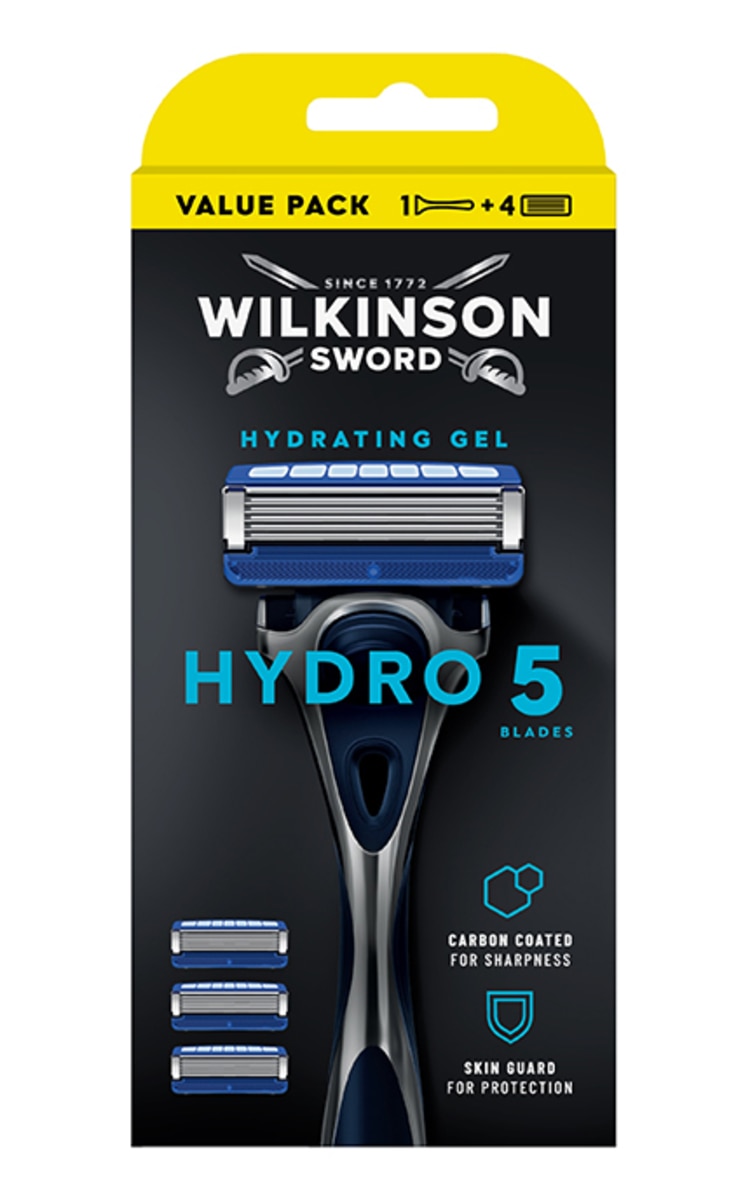 WILKINSON WILKINSON Sword Hydro 5 бритвенный станок для мужчин + 4 кассеты 4 шт