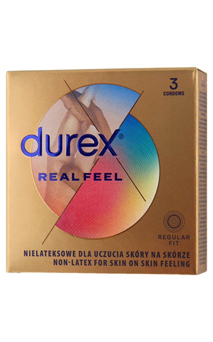 DUREX DUREX Real Feel prezervatīvi, 3gab. 3 gab.