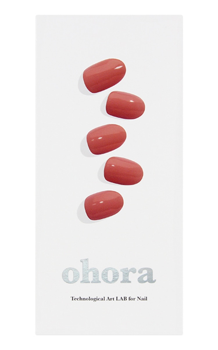 OHORA OHORA Semi Cured Gel Nail Strips (N Ash Pink) набор гелевых наклеек для маникюра, 30 наклеек