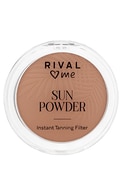 RIVAL LOVES ME Sun Powder бронзирующая пудра, 02 Matt Terra, 11г