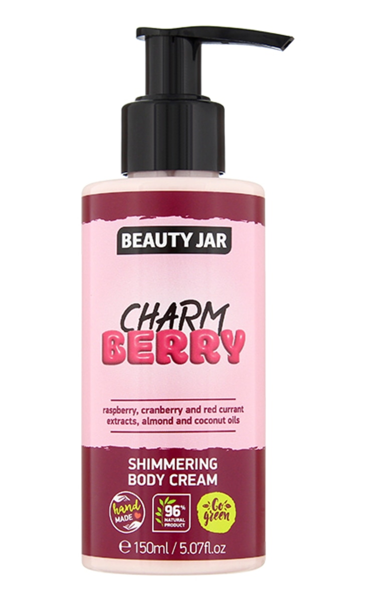 BEAUTY JAR BEAUTY JAR Charm Berry krēms ķermenim ar mirdzumiem, 150ml 150 ml