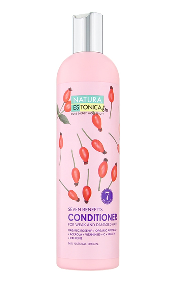 NATURA SIBERICA NATURA ESTONICA 7-Benefits kondicionieris vājiem un bojātiem matiem, 400ml 400 ml