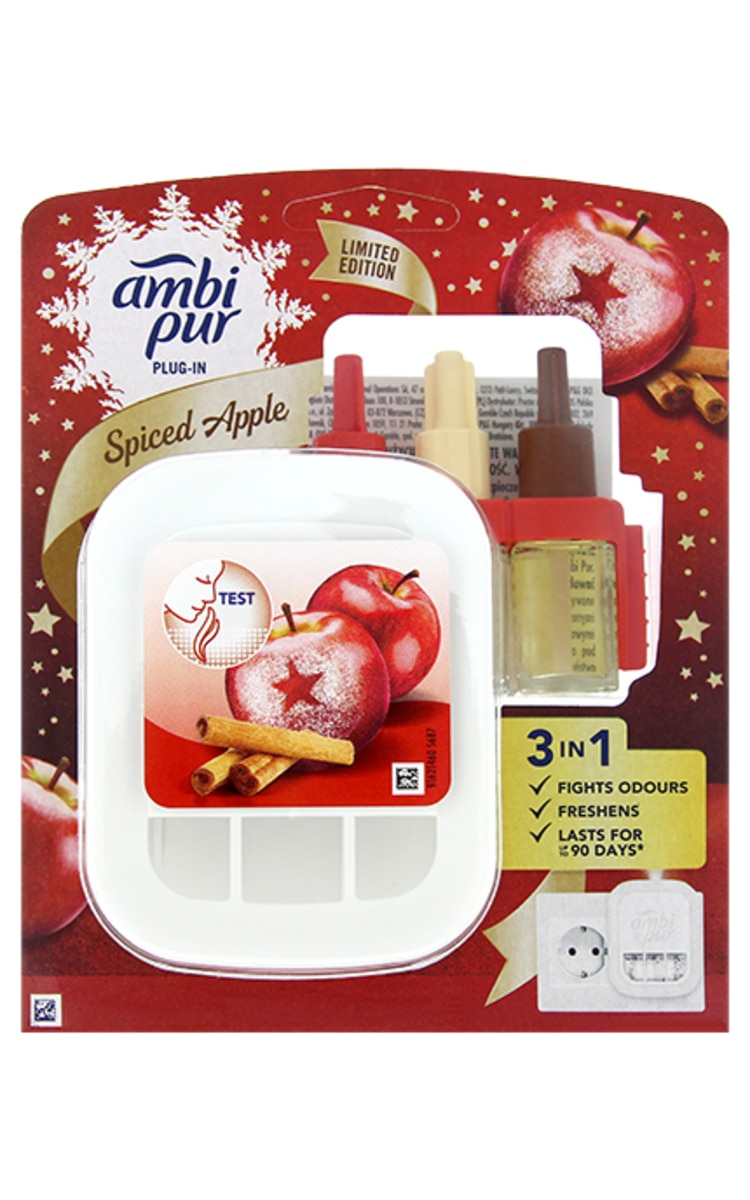 AMBI PUR 3Vol Spiced Apple SK Elektriskais gaisa atsvaidzinātājs, 20ml