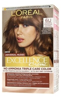 EXCELLENCE Nudes cтойкая краска для волос 6U, Universal Dark Blonde