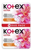 KOTEX Ultra Normal higiēniskās paketes, 16gab. KOTEX undefined KOTEX Ultra Normal higiēniskās paketes, 16gab.
