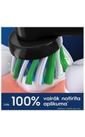 ORAL-B PRO Cross Action Black elektriskās zobu birstes rezerves uzgaļi, 2gab.