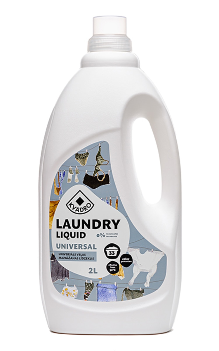 KVADRO KVADRO Laundry Liquid средство для стирки, универсальное, 2л