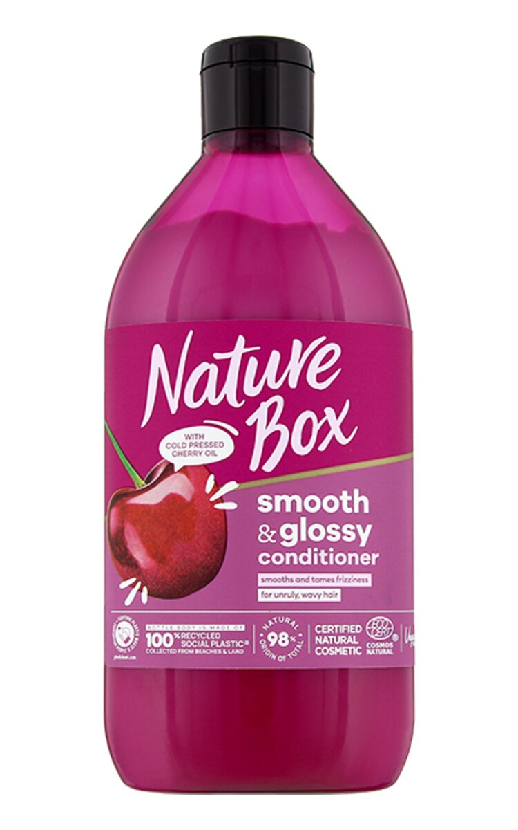 NATURE BOX NATURE BOX Cherry разглаживающий кондиционер для непослушных волос, 385мл 385 мл