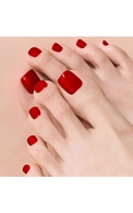 OHORA Semi Cured Gel Pedicure Strips (P Basic Pedicure No.4) набор гелевых наклеек для педикюра, 32 наклеек