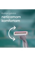 GILLETTE Venus3 Colors vienreizējie sieviešu skuvekļi, 3gab.