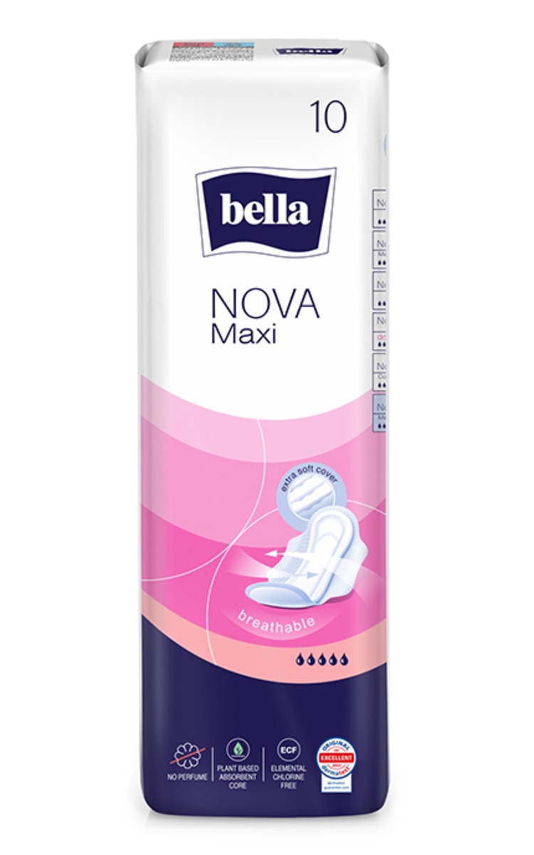 BELLA BELLA Nova Maxi гигиенические прокладки, 10шт. 10 шт