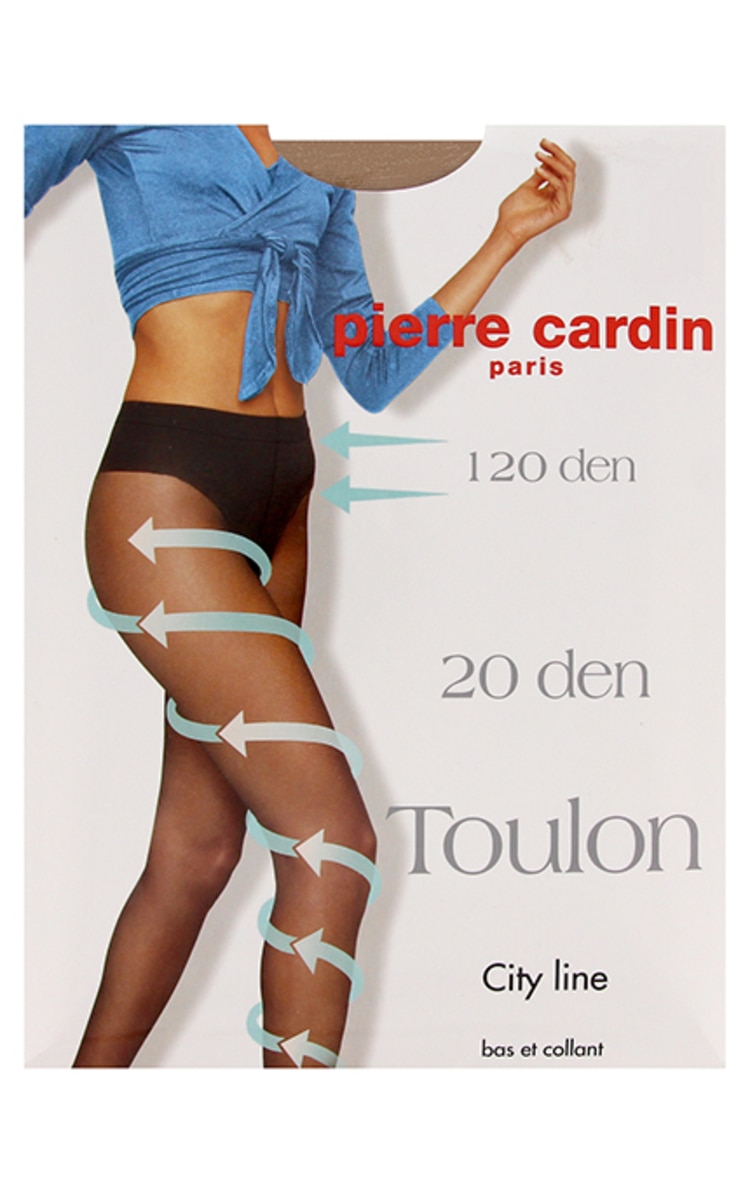 P.CARDIN PIERRE CARDIN Toulon 20den zeķbikses, Visione, izmērs 2 Visone