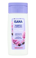 ISANA 2in1 šampūns un kondicionieris vājiem un plāniem matiem, 50ml