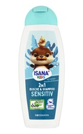 ISANA KIDS 2in1 Sensitiv šampūns un dušas želeja jutīgai ādai, 300ml